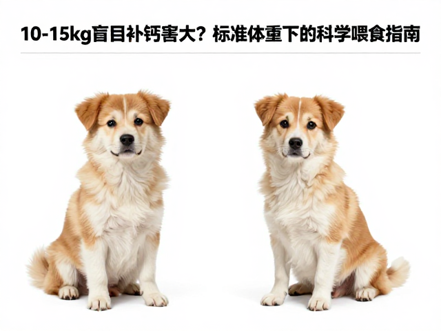 10-15kg幼犬盲目补钙危害大？标准体重下的科学喂食指南