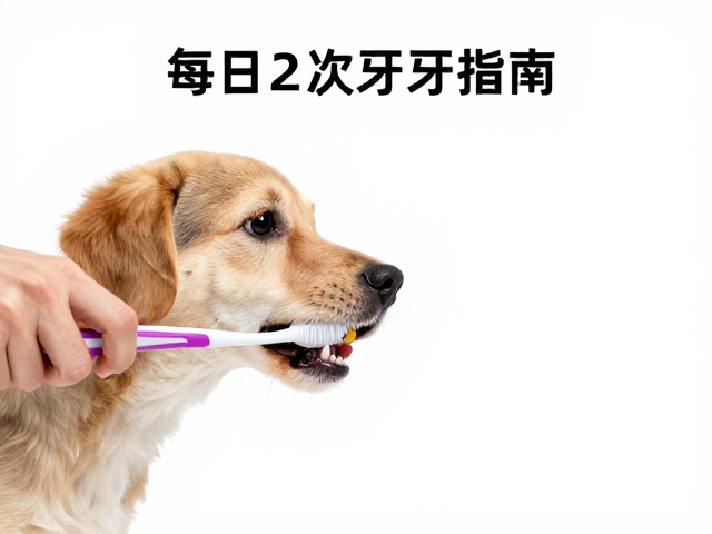 幼犬喂食忽视牙齿清洁,成犬每日2次刷牙指南
