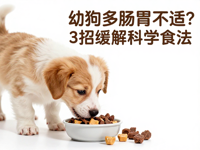 幼犬零食喂多肠胃不适?3招缓解,科学喂食法