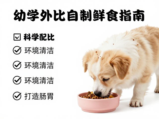 幼犬喂食自制鲜食指南,科学配比,保持环境清洁,打造健康肠胃