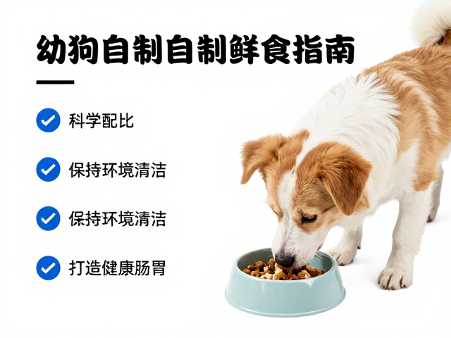 幼犬喂食自制鲜食指南,科学配比,保持环境清洁,打造健康肠胃