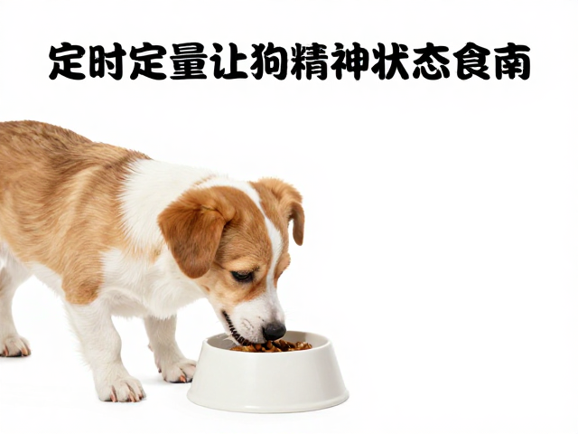 幼犬喂食指南,定时定量让狗狗精神状态良好