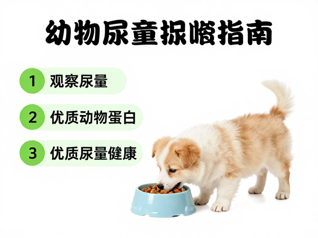 幼犬喂食指南,观察尿量判断健康,补充优质动物蛋白促发育