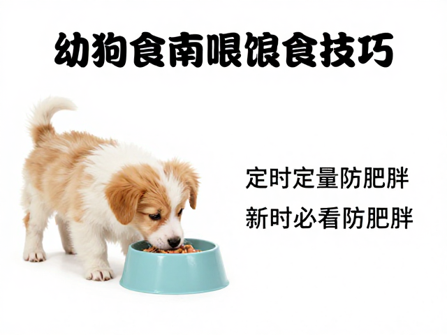 幼犬喂食指南,定时定量防肥胖,新手必看避坑技巧