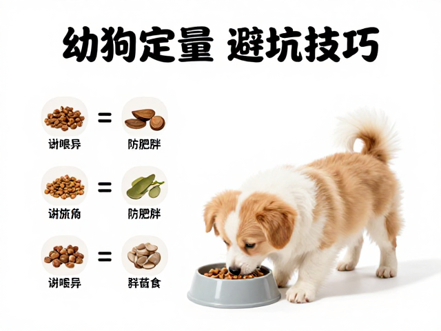 幼犬喂食指南,定时定量防肥胖,新手必看避坑技巧