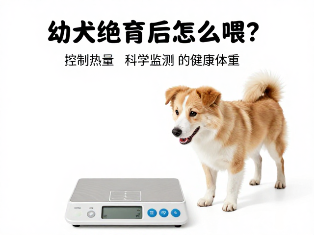 幼犬绝育后怎么喂?控制热量,定期称重,科学监测健康体重