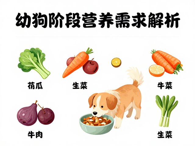 幼犬喂食指南,新鲜食材优先,孕期高营养搭配法
