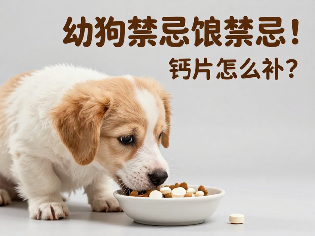 幼犬喂食禁忌,钙片怎么补?过度喂零食危害大