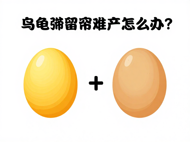 乌龟卵滞留难产怎么办？雌雄分辨方法与急救处理指南