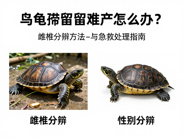 乌龟卵滞留难产怎么办?雌雄分辨方法与急救处理指南