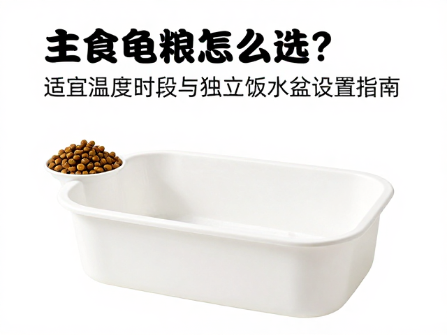 主食龟粮怎么选?适宜温度时段与独立饮水盆设置指南