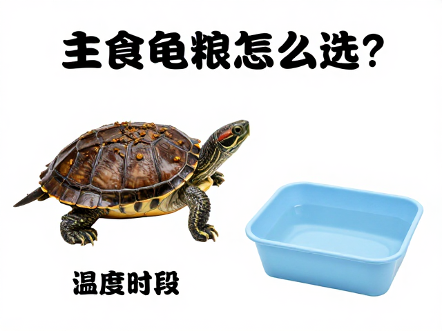 主食龟粮怎么选?适宜温度时段与独立饮水盆设置指南