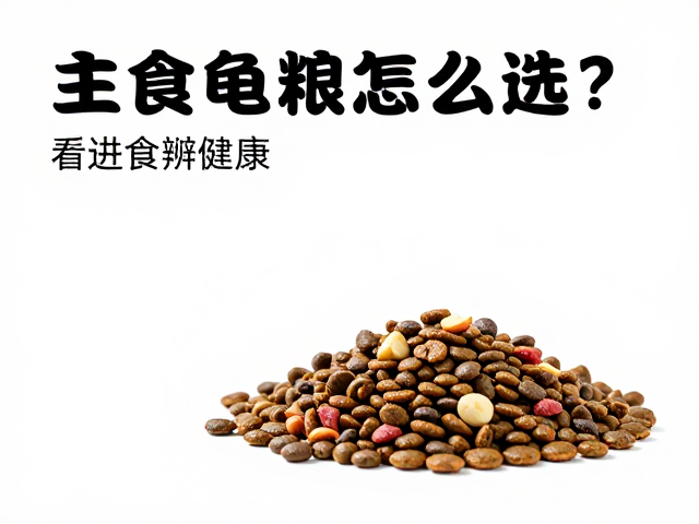 主食龟粮怎么选?看进食辨健康,警惕滥用保健品伤龟
