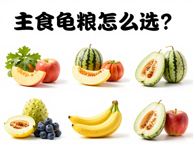 主食龟粮怎么选?蔬菜水果清洗与新鲜瓜果搭配全攻略