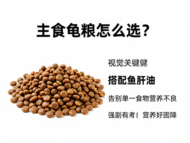 主食龟粮怎么选?搭配鱼肝油,告别单一食物营养不良