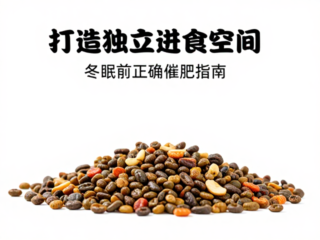 龟粮怎么选?打造独立进食空间,冬眠前正确催肥指南