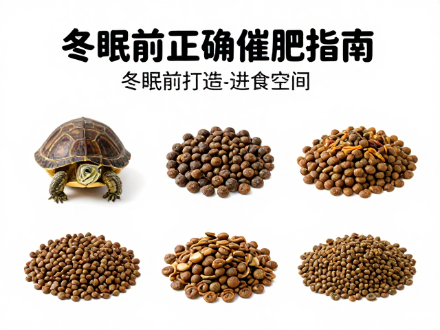 龟粮怎么选?打造独立进食空间,冬眠前正确催肥指南