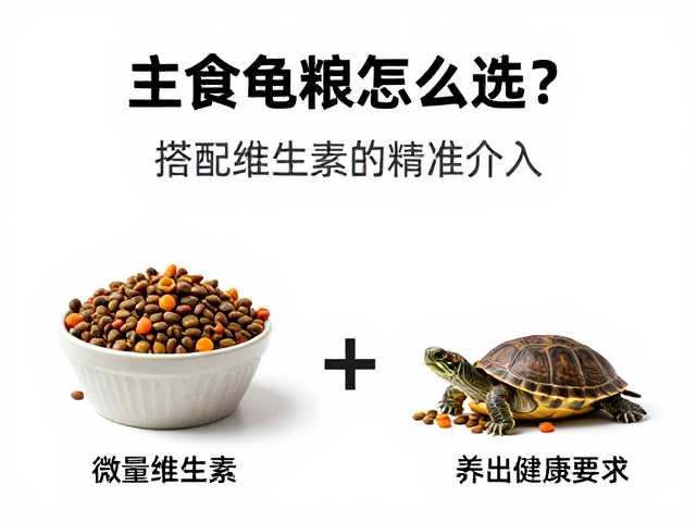 主食龟粮怎么选？搭配复合维生素，独立进食空间，养出健康龟