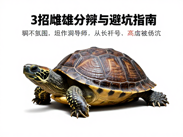 乌龟躲洞不食？警惕代谢性骨病，3招雌雄分辨与避坑指南