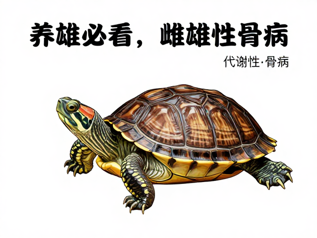 养龟必看,雌雄分辨技巧、湿度计使用与代谢性骨病防范指南
