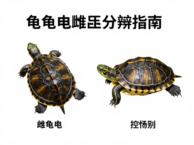龟苗雌雄分辨法，温度梯度控性别与代谢性骨病防范指南