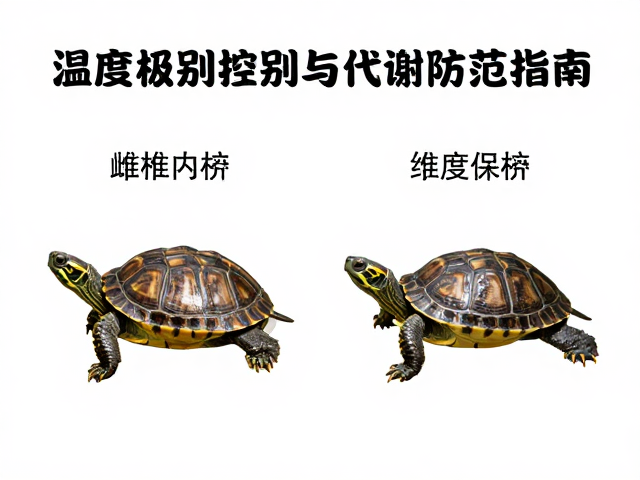 龟苗雌雄分辨法，温度梯度控性别与代谢性骨病防范指南