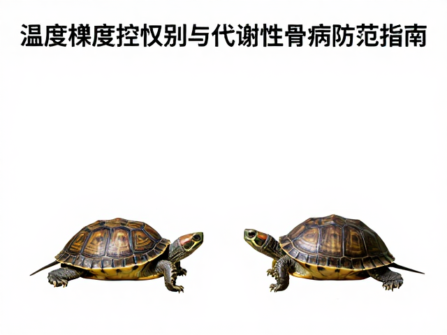 龟苗雌雄分辨法，温度梯度控性别与代谢性骨病防范指南