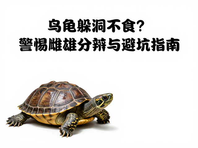乌龟躲洞不食？警惕代谢性骨病，3招雌雄分辨与避坑指南