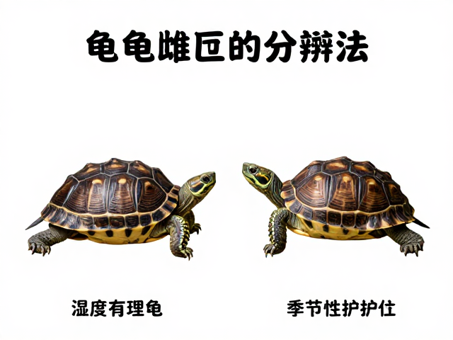 龟壳雌雄分辨法，湿度平衡与季节性护理全攻略
