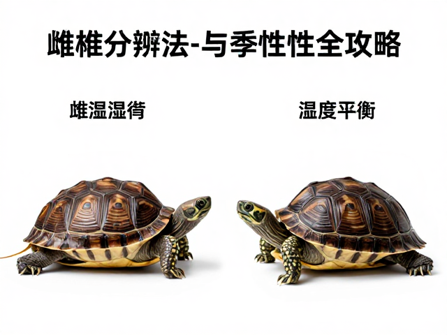 龟壳雌雄分辨法,湿度平衡与季节性护理全攻略