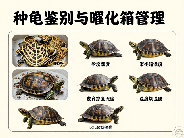 种龟鉴别与孵化箱管理,相对湿度80-90%的孵化技巧