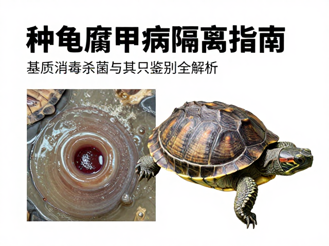 种龟腐甲病隔离指南,基质消毒杀菌与龟只鉴别全解析