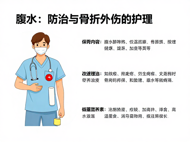 腹水防治与骨折外伤护理,如何改善营养不良加速康复