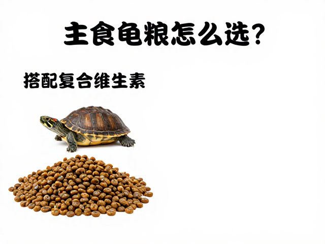 主食龟粮怎么选？搭配复合维生素，独立进食空间，养出健康龟