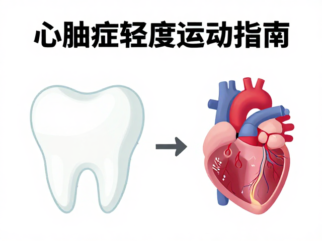 心肌病症者轻度运动指南,同步做好牙齿护理,守护心脏健康