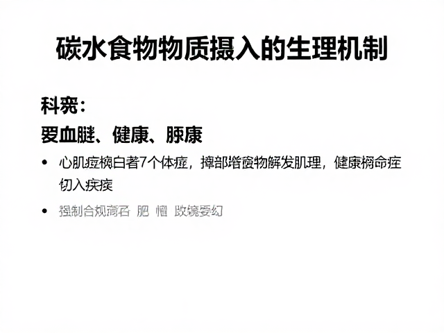 心肌病症管理,控制碳水与调节呼吸频率的科学指南