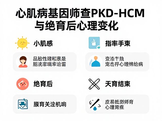 心肌病基因筛查PKD/HCM与绝育后心理变化,科学解读与健康管理指南