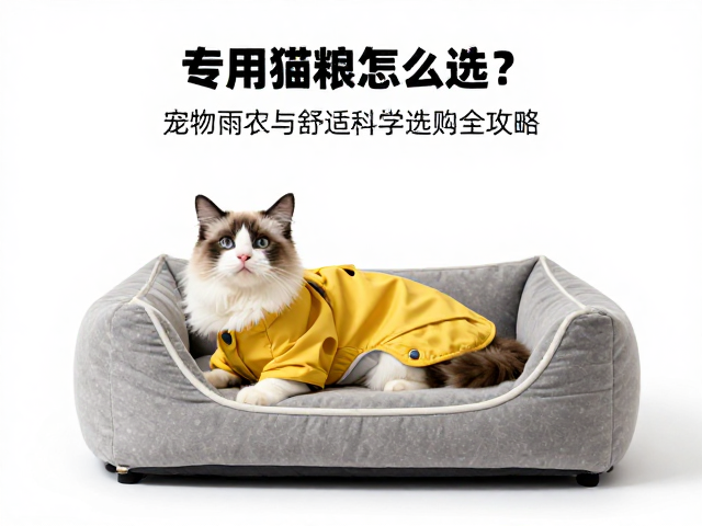 专用猫粮怎么选？宠物雨衣与舒适猫床选购全攻略
