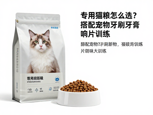 专用猫粮怎么选?搭配宠物牙刷牙膏与响片训练,打造科学养宠闭环