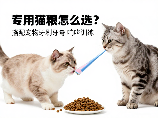 专用猫粮怎么选?搭配宠物牙刷牙膏与响片训练,打造科学养宠闭环