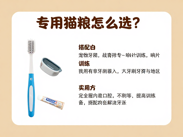 专用猫粮怎么选?搭配宠物牙刷牙膏与响片训练,打造科学养宠闭环