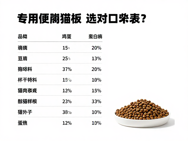 专用猫粮成分表解读,如何搭配猫抓板选对健康口粮?