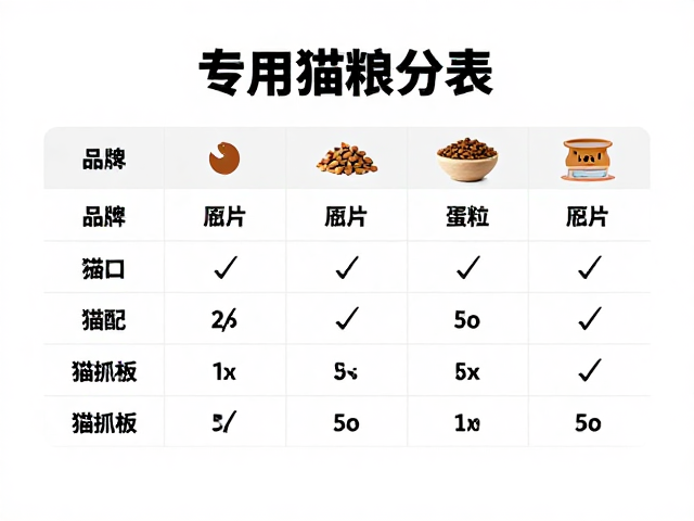 专用猫粮成分表解读,如何搭配猫抓板选对健康口粮?