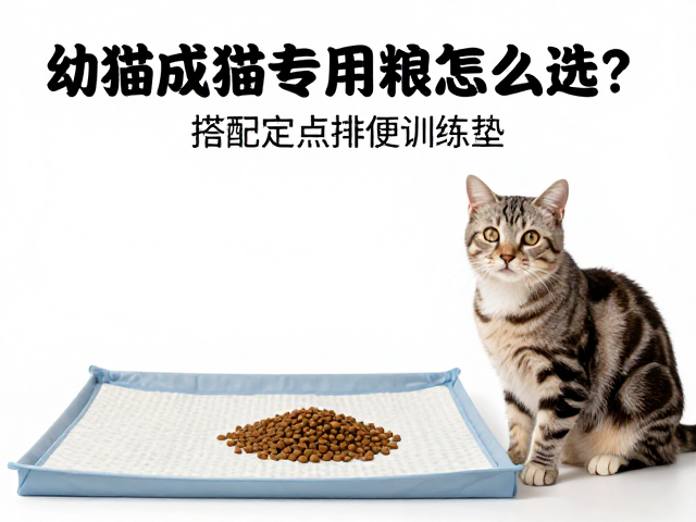 幼猫成猫专用粮怎么选?搭配定点排便训练垫,新手养猫不踩坑