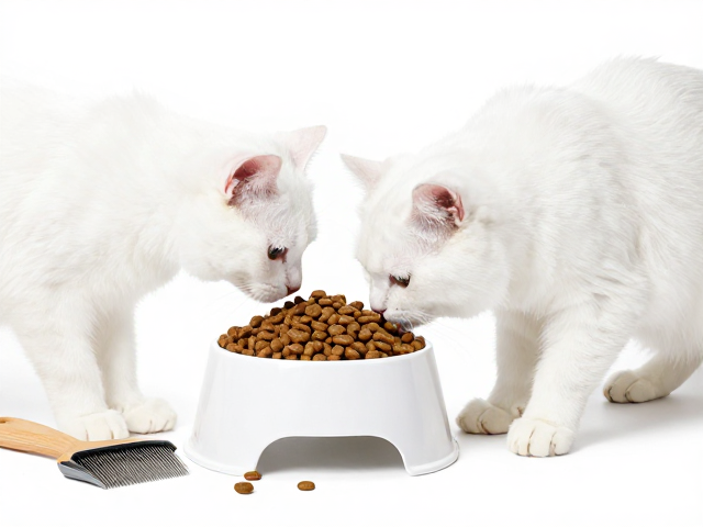 专用猫粮搭配悬浮碗与宠物梳子,科学喂养与护理全攻略