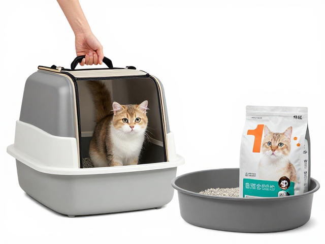 全封闭猫砂盆怎么选？手提猫包搭配专用猫粮，养猫更省心