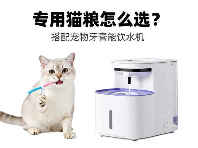 专用猫粮怎么选?搭配宠物牙膏与智能饮水机,科学养猫攻略