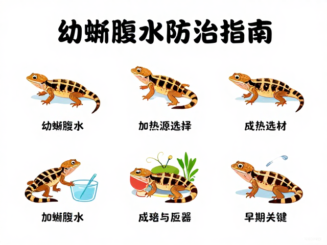 幼蜥腹水防治指南，加热源选择与护理关键