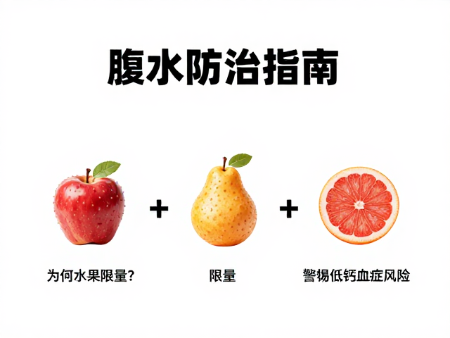 腹水防治指南，为何要水果限量？警惕低钙血症风险