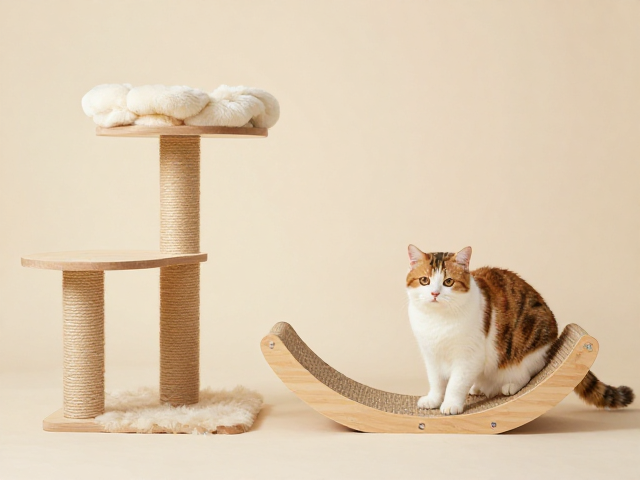 专用猫粮怎么选?猫爬架猫树与猫抓板搭配指南